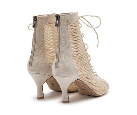 Magnet Aura Tanzschuhe in Beige Wildleder