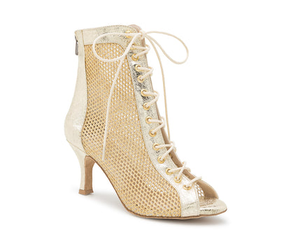 Magnet Aura Tanzschuhe in Gold Glitter