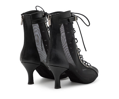 Magnet Aura Tanzschuhe in Schwarz Leder