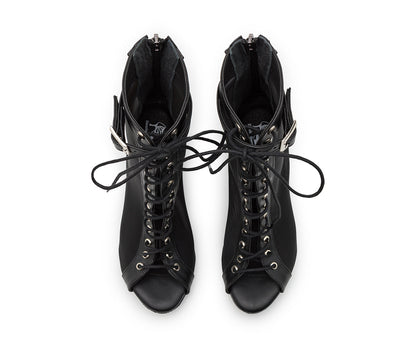 Magnet Aura Tanzschuhe in Schwarz Leder