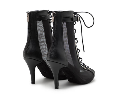 Chaussures de danse Magnet Aura en cuir noir