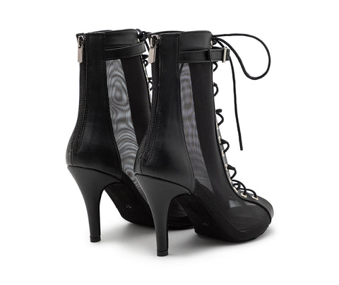 Chaussures de danse Magnet Aura en cuir noir