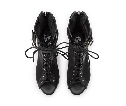 Magnet Aura Tanzschuhe in Schwarz Leder