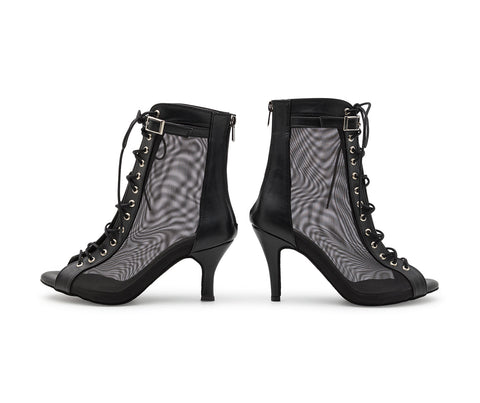 Magnet Aura Tanzschuhe in Schwarz Leder