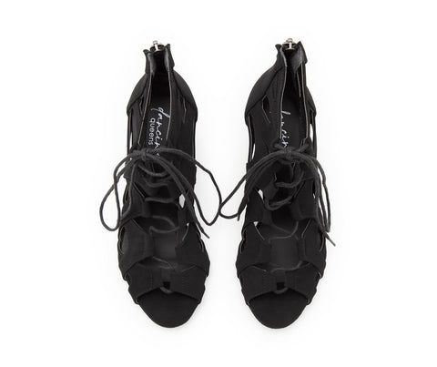 Magnet Core Tanzschuhe in Schwarz Wildleder