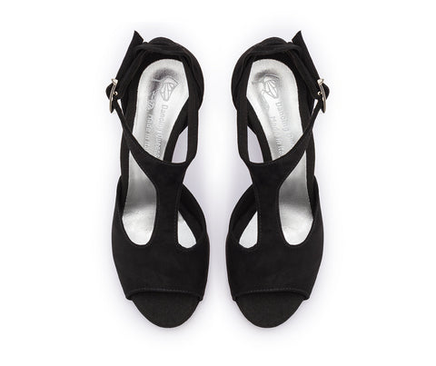 Grace Serenity Tanzschuhe in Schwarz Wildleder