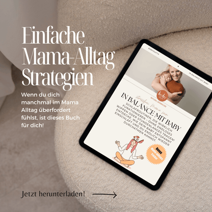 E-Book "IN BALANCE MIT BABY" - geniesse dein Mama sein
