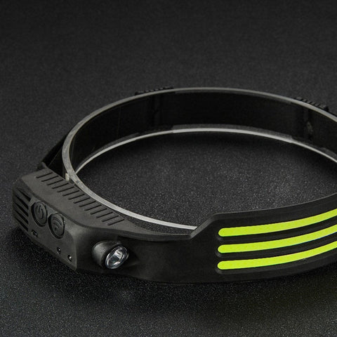 Stirnlampe Wave – 350 Lumen, 5 Modi & USB Aufladbar