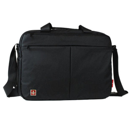 Swiss Winner Laptoptasche – Samtfutter, 4 Fächer & Swissness-Design