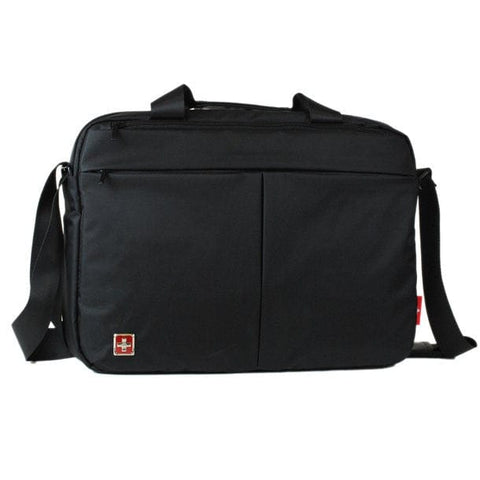 Swiss Winner Laptoptasche – Samtfutter, 4 Fächer & Swissness-Design
