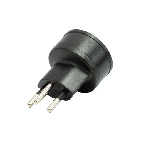 Steckdosenadapter Schuko Typ F auf Schweizer Typ J