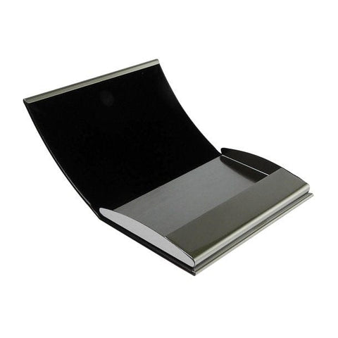 Madison Visitenkarten-Etui aus Metall & Kunstleder