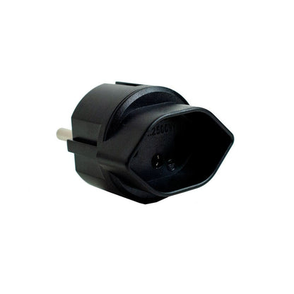 Steckdosenadapter Schuko auf Schweizer Stecker Typ 13
