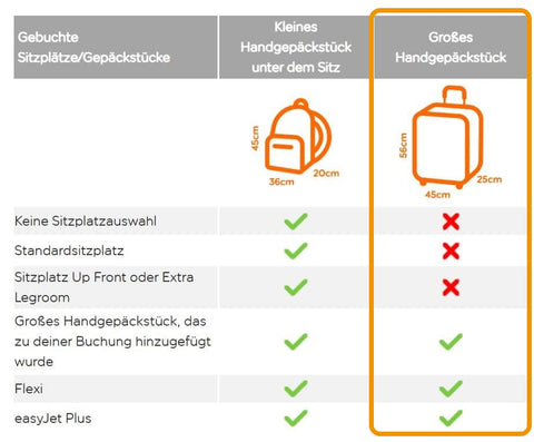 Titan Koffer für easyJet Plus+ – 48 x 40 x 22 cm