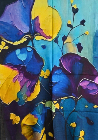AISHITERU - Floral Reverie Printed Cashmere Wrap - Timeless Luxury, Soft & Vibrant ✨💖