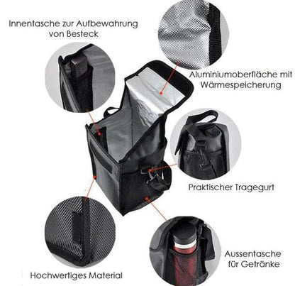 Thermo Lunchbox Edelstahl – 3 Boxen, 12h Warm & Bestecketui