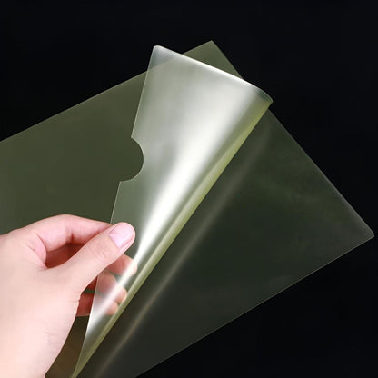 Klarsichtmappe 100er Set – transparent, strapazierfähig für Büro & Schule