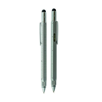 Workman's Multi Tool 8-in-1 Konstruktionsstift – Messing, Wasserwaage & Touch