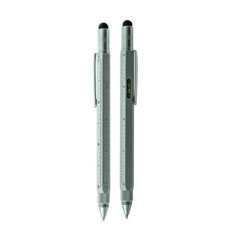 Workman's Multi Tool 8-in-1 Konstruktionsstift – Messing, Wasserwaage & Touch