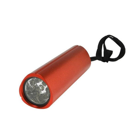 Photon Star Taschenlampe – 9 LEDs, Aluminium & Anti-Roll