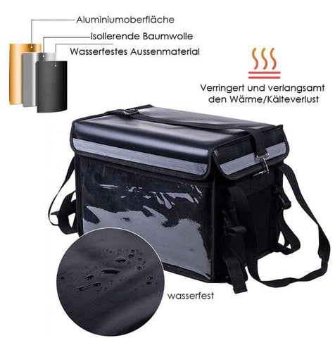 Thermo Kuriertasche 62L – Wasserdicht & Isolierend