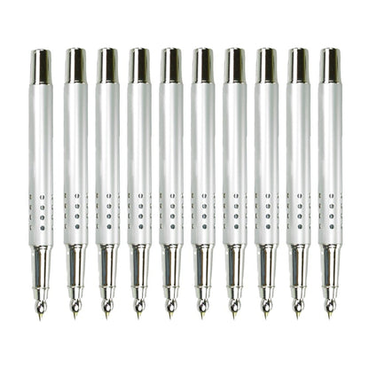 Starlight Rollerball 10er Set – Metall, 13,5 cm, schwarz schreibend