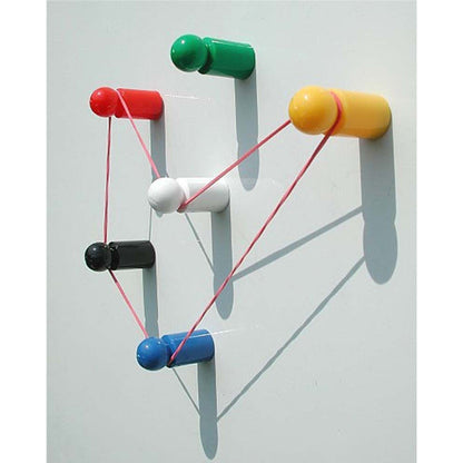 Neodym Magnete "Dots", bunte Universal-Magnete, 10 Stk.