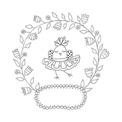 Securit® Fensterschablonen "Windoodle", Format: A2, Thema: Baby, inkl. 1 Securit® Kreidestift, 3er Set