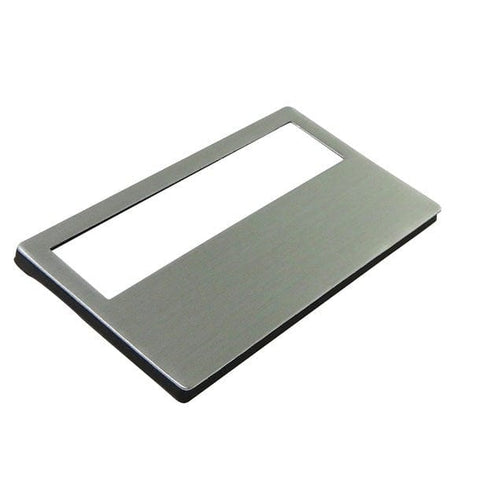 Event Namensschild aus Aluminium mit Magnetbefestigung