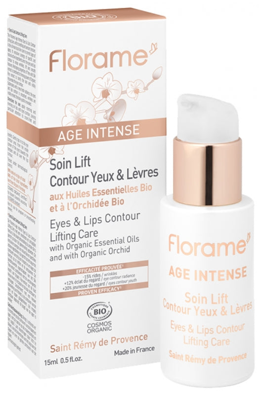 Florame Age Intense Eyes & Lips Contour Lifting Care Organic 15ml