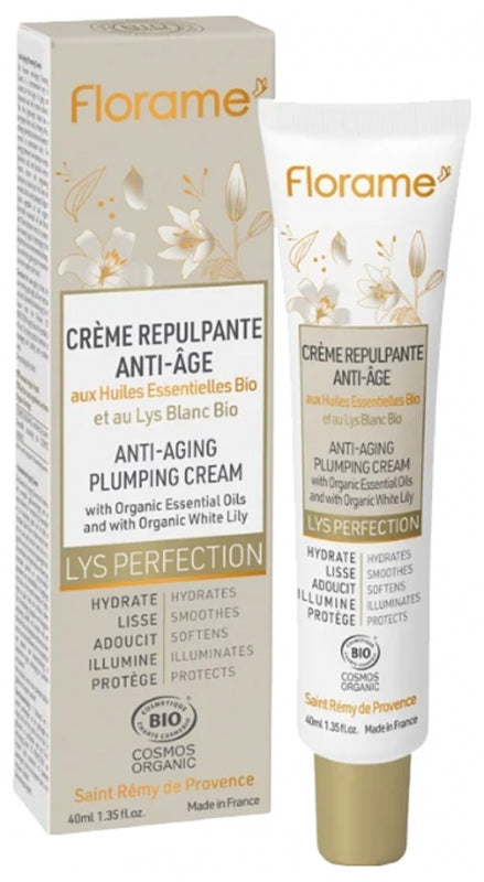 Florame Lys Perfection Organic Anti-Aging Plumping Cream 40ml