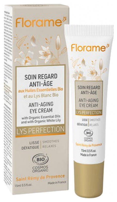 Florame Lys Perfection Anti-Aging Eye Cream Organic 15ml