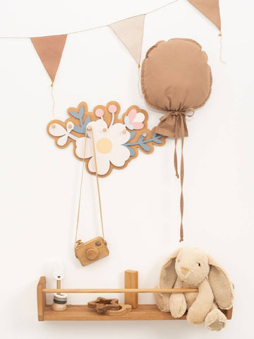 flower nursery wall hooks