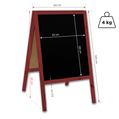 Holz Kundenstopper "ColorFrame" 100x60cm, Indoor
