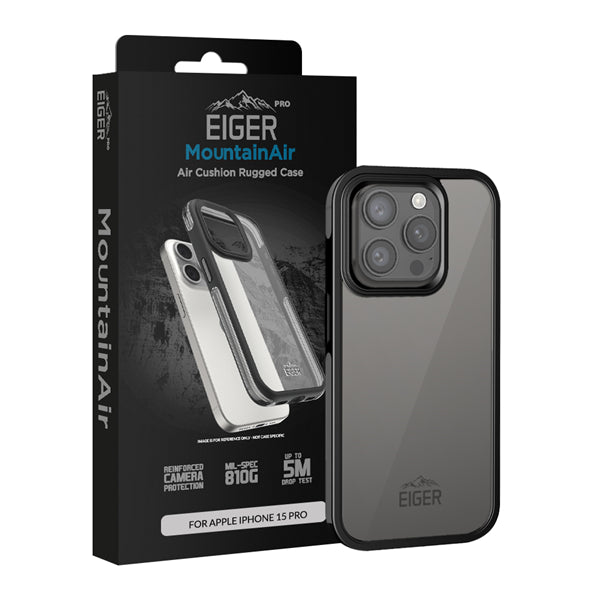 iPhone 15 Pro, MountainAir Case black
