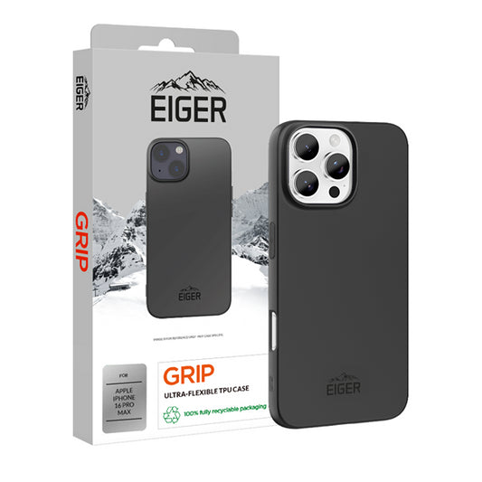 iPhone 16 Pro Max, Grip Case schw.