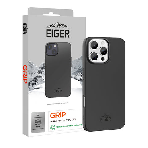 iPhone 16 Pro Max, Grip Case schw.