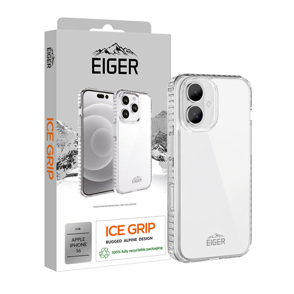 iPhone 16, Ice Grip Case trans.