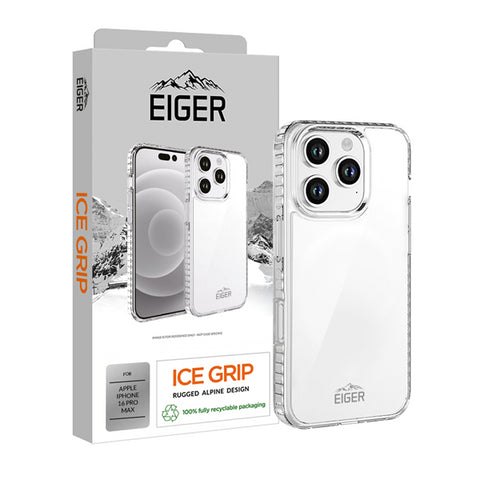 iPhone 16 Pro Max, Ice Grip Case trans.