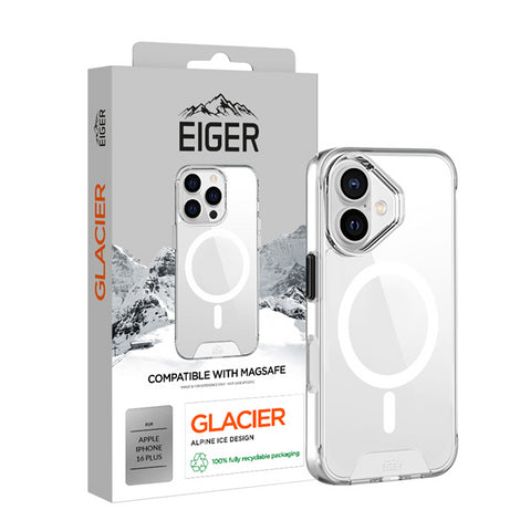 iPhone 16 Plus, Glacier MagSafe Case trans.
