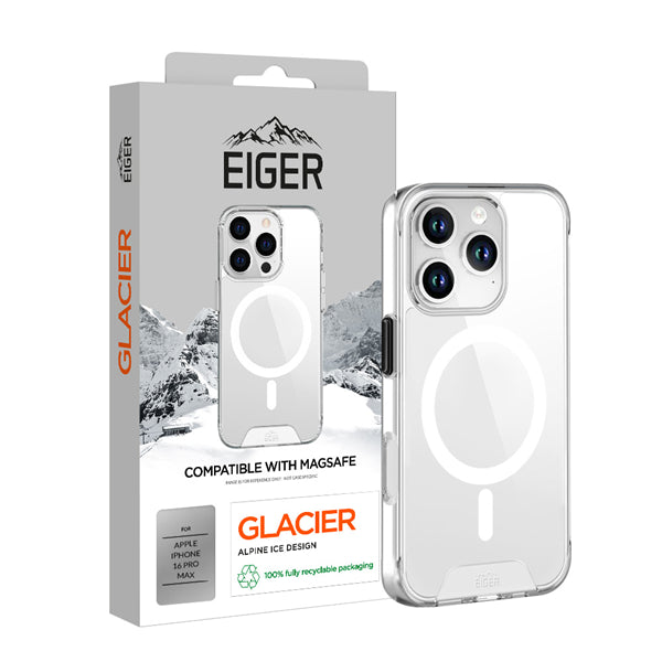 iPhone 16 Pro Max, Glacier MagSafe Case trans.