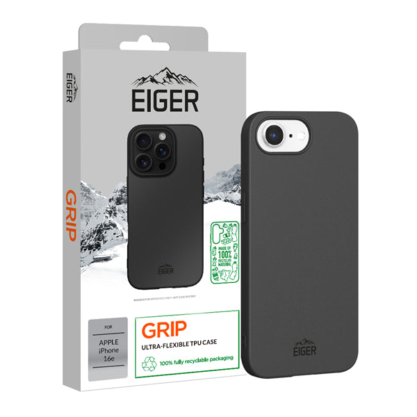 iPhone 16e, Grip Case schw.