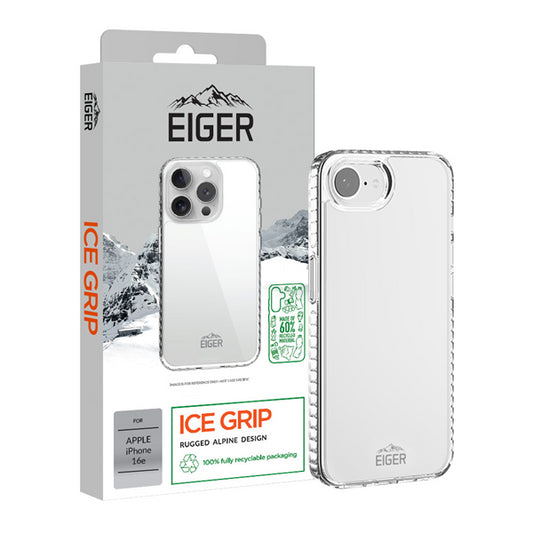 iPhone 16e, Ice Grip Case trans.