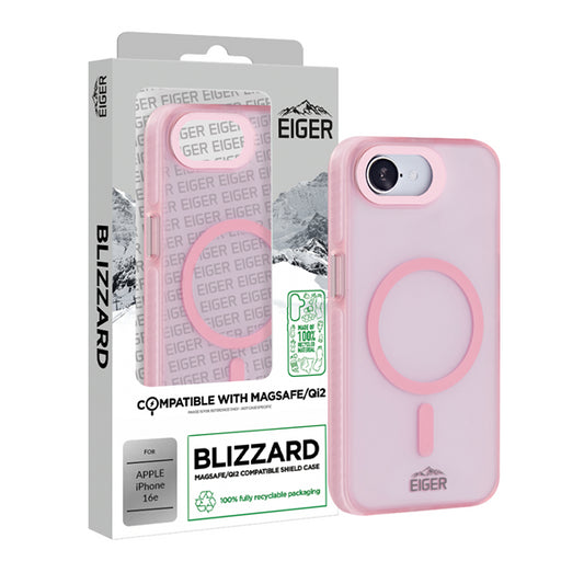 iPhone 16e, Blizzard Case pink