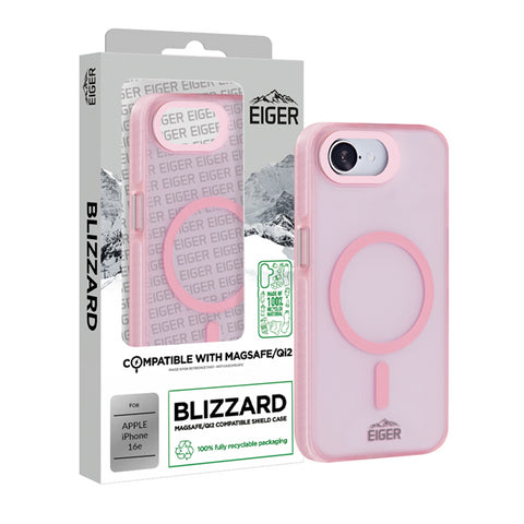 iPhone 16e, Blizzard Case pink