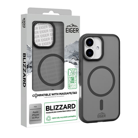 iPhone 16 Plus, Blizzard Case schwarz