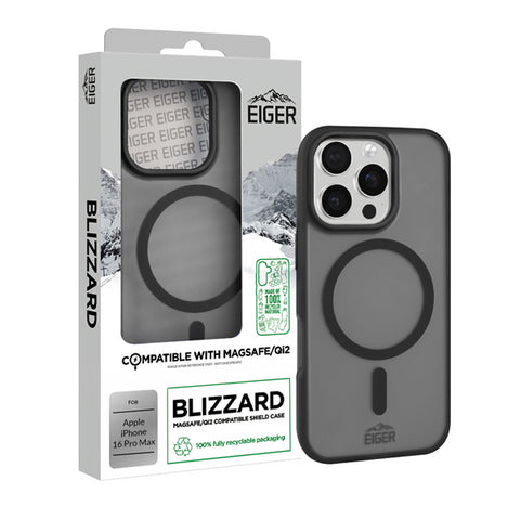 iPhone 16 Pro Max, Blizzard Case schwarz