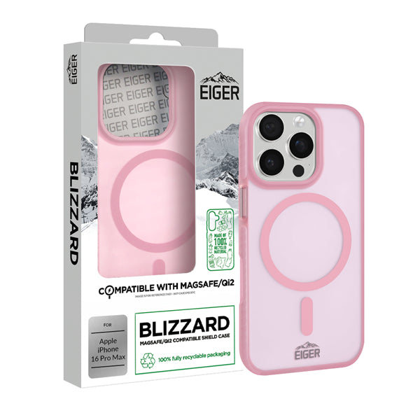 iPhone 16 Pro Max, Blizzard Case pink