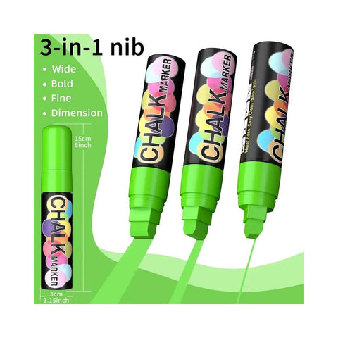CHALK Marker Kreidemarker Classic, 7-15mm, 8-er Set