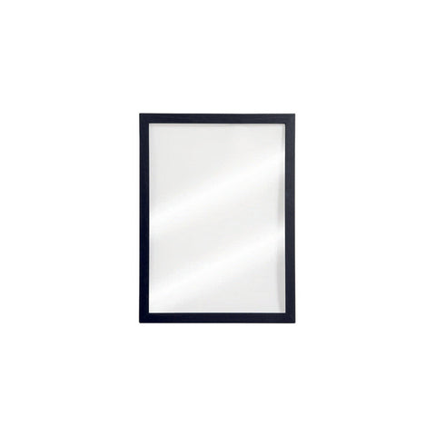 Securit® Glas Kreidetafel mit Holzrahmen, Schwarz, 40x60cm